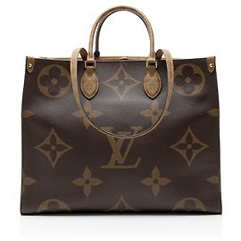 Sacola Louis Vuitton Onthego GM Giant Monogram Canvas Marrom