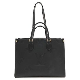 Bolso Tote Louis Vuitton Monogram Empreinte OnTheGo MM Negro