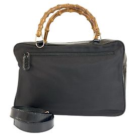 Sac à main Gucci Bamboo 2way Noir