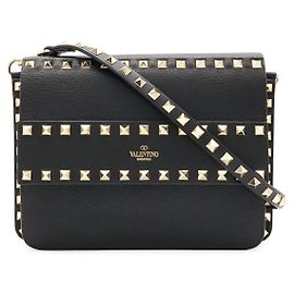 Valentino Garavani Bolsa de Ombro Valentino Rockstud Preto