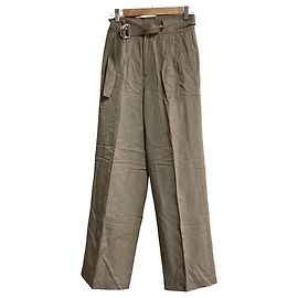 Autre Marque MACPHEE Cotton Linen Pants Beige
