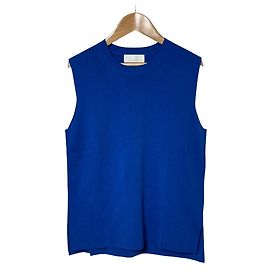 Autre Marque GALLARDAGALANTE Top sem mangas em algodão Icy Azul