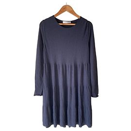 Vestido de malha Max Mara azul marinho Azul Azul marinho