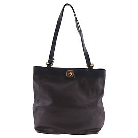 Delvaux Tote bag Leather Brown