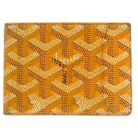 Goyard Bifold Coated Canvas Amarillo