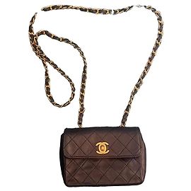 Chanel Classic Flap Small Bag in Black Lambskin Black