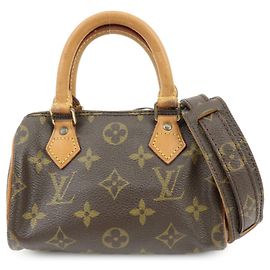 Louis Vuitton Speedy Mini HL Monogram Canvas Marrom