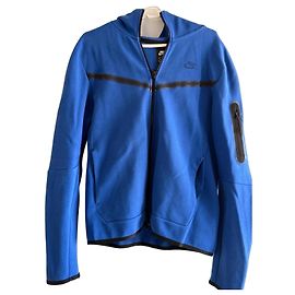 Blue Nike Tech Fleece hooded jacket Blue