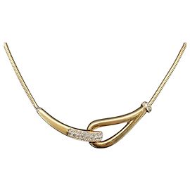 GIVENCHY Necklace Metal Gold Tone Auth ka6381 Other