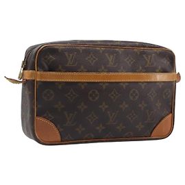 Bolsa de Mão LOUIS VUITTON Monogram Compiegne 28 M51845 LV Auth ep16150 Monograma