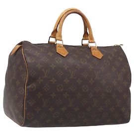 LOUIS VUITTON Monogram Speedy 30 Hand Bag M41526 LV Auth 204292 Monogram