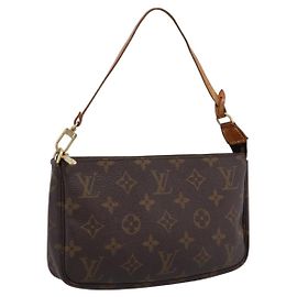 LOUIS VUITTON Monogram Pochette Accessoires Pouch M51980 LV Auth 206355 Monograma