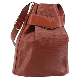 LOUIS VUITTON Epi Sac De Paul PM Shoulder Bag Brown M80203 LV Auth 204202A Marron