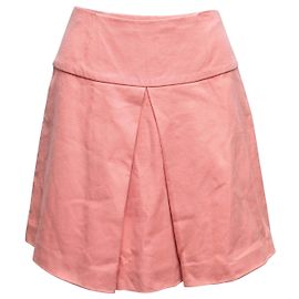 Minigonna plissettata Miu Miu rosa Taglia IT 38 Rosa
