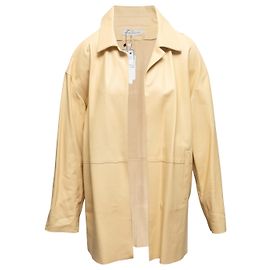 Ines et Marechal Butter Yellow Ines & Marechal Leather Jacket Size FR 40 Yellow