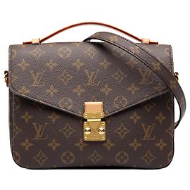 Bolso Louis Vuitton Monogram Pochette Metis Marrón Castaño