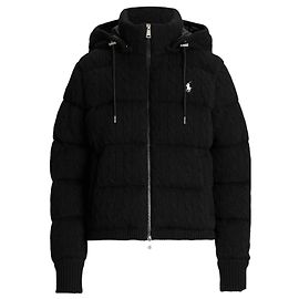 Down jacket polo Ralph Lauren Schwarz