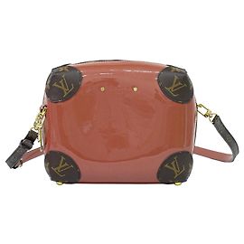 Louis Vuitton Venice Vernis with Monogram Canvas Pink