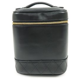 Chanel Vanity Leather Preto