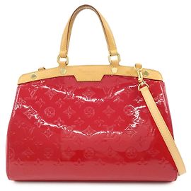 Louis Vuitton Brea Monogram Vernis MM Roja