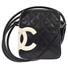 Chanel Cambon Quilted Leather Medium Nero