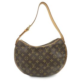 Louis Vuitton Croissant Monogram Canvas MM Marron