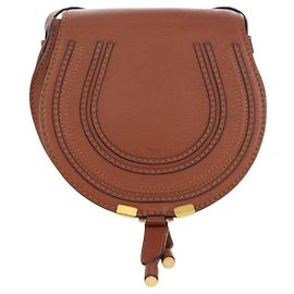 Chloé Chloe Marcie Leather Small Braun