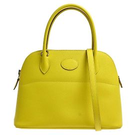 Hermès Hermes Bolide Epsom 27 Amarelo
