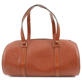 Louis Vuitton Soufflot Epi Leather Marrone