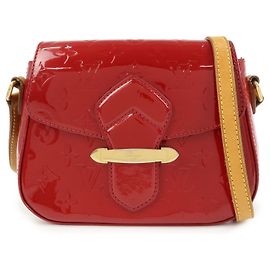 Louis Vuitton Bellflower Monogram Vernis PM Vermelho