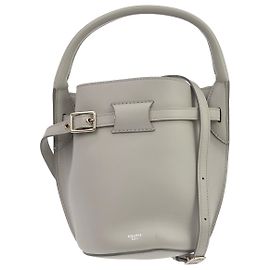 Céline Celine Big Bag Bucket Leather Nano Marrone
