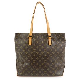Louis Vuitton Cabas Mezzo Monogram Canvas Marrone