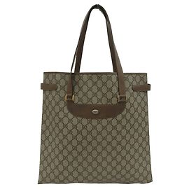 Bolso tote Gucci GG Plus Castaño Beige