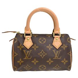 Louis Vuitton Speedy Mini HL Monogram Canvas Marrone