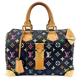 Louis Vuitton Speedy Monogram Multicolor 30 Preto