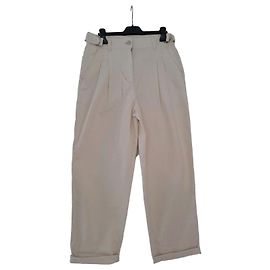 Pantalones Barbour de algodón beige Beige