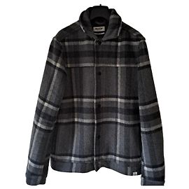 Autre Marque Abrigo corto Lane Negro Blanco Gris