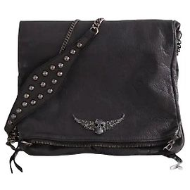 Bolso de cuero negro Zadig & Voltaire Negro
