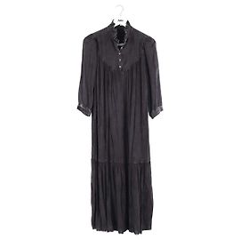 Autre Marque Robe en coton noire Raquel Allegra Noir