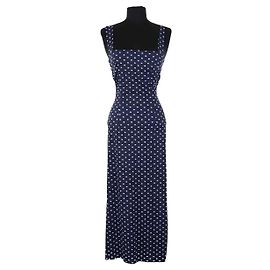 Autre Marque Vestido Marcia azul Azul