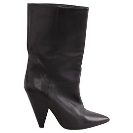Isabel Marant Stiefeletten aus Leder in Schwarz Schwarz
