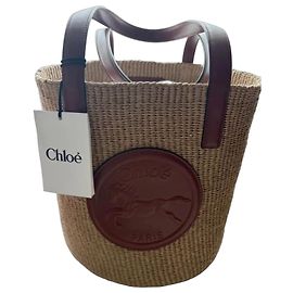 Chloé Borsa Cesto Horse Medal Large Marrone Seppia Marrone