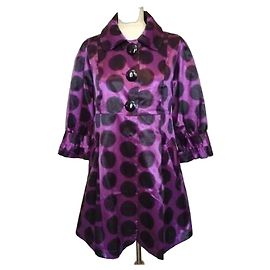 Stella Mc Cartney Stella Trench Light Hype Pastilles TM Schwarz Lila