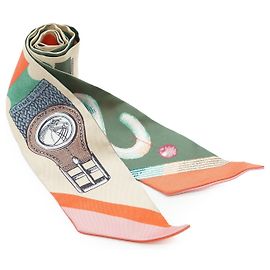 Hermès Hermes Multicolor Inventaire Poetique de Brides A Bloc Silk Twilly 86 Multicolore