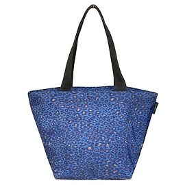 Autre Marque Herve Chapelier Nylon Tote Bag Leopard Blau