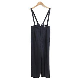 Autre Marque cygne Suspender Wide Trousers Blu Blu navy