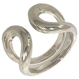 Hermès Bague anneau Hermes Lima PM en argent sterling Argenté