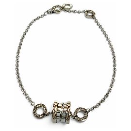 Bulgari Bvlgari B.zero1 Charm-Armband aus 18K Weißgold Golden