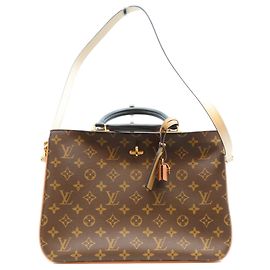 Louis Vuitton Monogram Schultertasche Braun
