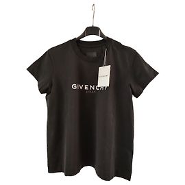 Givenchy Logo Cotton T-Shirt - Black Black